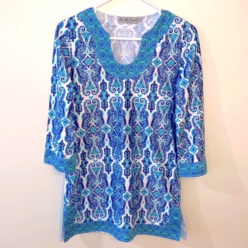 Ava Lynn Madison Long Sleeve Tunic S Coverup